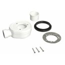 FLEXIA Duschwannensiphon, 90mm, DN40, schwarz