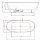 DOURO Freistehende Badewanne 180x80 cm, weiss