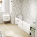 Badewanne mit Lift und Tür 169x69cm, LIBERTY Rechts