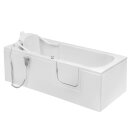 Badewanne mit Lift und Tür 169x69cm, LIBERTY Rechts