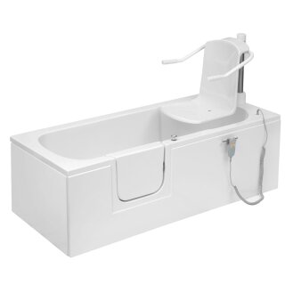 Badewanne mit Lift und Tür 169x69cm, LIBERTY Links