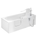Badewanne mit Lift und Tür 169x69cm, LIBERTY Links