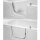 Badewanne mit Lift und Tür 169x69cm, LIBERTY Links