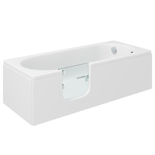 CASCADE Badewanne mit Tür/Seniorenbadewanne 169,5x70cm  Ausführung Links