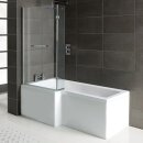 Raumsparwanne SYNA 167,5x85/70 cm links, mit...