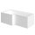 Raumspar Badewanne SYNA mit Duschzone 167,5x85/70 cm, links weiss Komplett Set