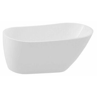 TISA Freistehende Badewanne 150x75 cm, weiss