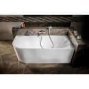 TISA Freistehende Badewanne 150x75 cm, weiss