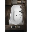 TISA Freistehende Badewanne 150x75 cm, weiss