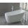 TISA Freistehende Badewanne 150x75 cm, weiss