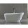 TISA Freistehende Badewanne 150x75 cm, weiss