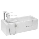 CASCADE Badewanne mit Tür/Seniorenbadewanne 150x70cm  Ausführung Rechts