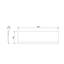ELIPSA 100x80 Eckschürze, links