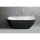 PAGODA Badewanne 170x85x58cm, schwarz/weiss