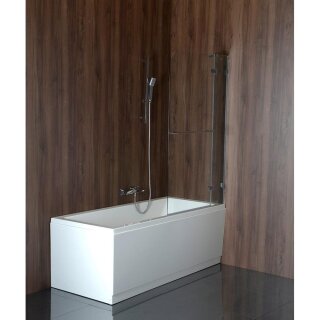 VITRA LINE Duschabtrennung 95cm, rechts, Klarglas