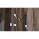 VITRA LINE Duschabtrennung 95cm, rechts, Klarglas