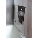 VITRA LINE Duschabtrennung 95cm, rechts, Klarglas