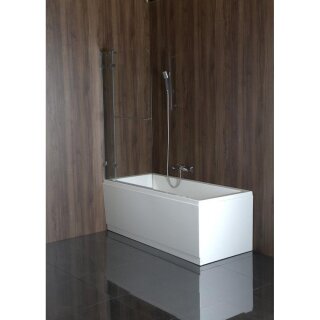 VITRA LINE Duschabtrennung 95cm, links, Klarglas
