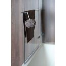 VITRA LINE Duschabtrennung 95cm, links, Klarglas