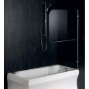 VITRA LINE Duschabtrennung 75cm, rechts, Klarglas