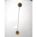 MODEL 12R Ablaufgarnitur mit Klick-Klack, Siphon, Bronze