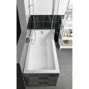 DOUBRAVA Rechteckwanne 160x70x41cm, ohne Füsse, weiss