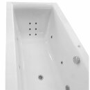 CLEO HYDRO Whirlpool-Badewanne, 180x90x48cm, weiss
