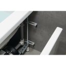 QUEST HYDRO Whirlpool-Badewanne, 180x100x49cm, weiss