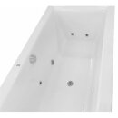CLEO HYDRO Whirlpool-Badewanne, 180x80x48cm, weiss