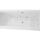 CLEO HYDRO Whirlpool-Badewanne, 180x80x48cm, weiss