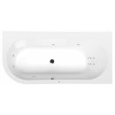 ASTRA R HYDRO Whirlpool-Badewanne, 165x80x48cm, weiss