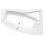 EVIA R HYDRO-AIR Whirlpool -Badewanne, 160x100x47cm, weiss