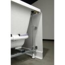 CLEO HYDRO-AIR Whirlpool-Badewanne, 150x75x48cm, weiss