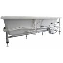 CLEO HYDRO-AIR Whirlpool-Badewanne, 150x75x48cm, weiss