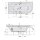 VIVA L HYDRO-AIR Whirlpool Badewanne, 185x80x47cm, weiss
