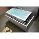 MARLENE HYDRO-AIR Hydromassage-Badewanne, 190x90x48cm, weiss
