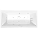 MARLENE HYDRO-AIR Whirlpool-Badewanne, 180x80x48cm, weiss