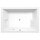 DUPLA HYDRO-AIR Whirlpool-Badewanne, 180x120x54cm, weiss
