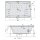 DUPLA HYDRO-AIR Whirlpool-Badewanne, 180x120x54cm, weiss
