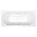 VIVA B HYDRO-AIR Whirlpool-Badewanne, 175x80x47cm, weiss