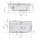 ASTRA L HYDRO-AIR Whirlpool Badewanne, 165x80x48cm, weiss