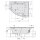 TANDEM R HYDRO-AIR Whirlpool Badewanne, 170x130x50cm, weiss
