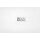 MITIA Gussmarmor-Duschwanne, Rechteck 200x90x3 cm, weiss