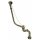 MODEL 12V Ablaufgarnitur mit Kette, inkl. Siphon, Bronze