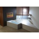 Raumspar Badewanne ANDRA, 180x90x45cm, links, weiss