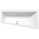 Raumspar Badewanne ANDRA, 180x90x45cm, rechts, weiss