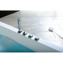 Raumspar Badewanne ANDRA, 180x90x45cm, rechts, weiss