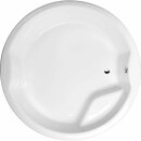 ROYAL ROUND Badewanne mit Rahmengestell 172x172x49cm weiss