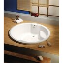 ROYAL ROUND Badewanne mit Rahmengestell 172x172x49cm weiss