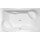 DUO Rechteckwanne mit Rahmengestell 200x120x45cm, weiss